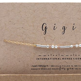 Gigi Morse Code Bracelet