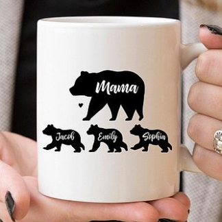 Personalized Mama Bear Mug