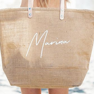 Personalized Beach Tote