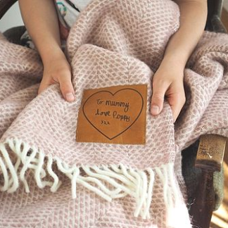 Personalized Kid’s Handwriting Throw