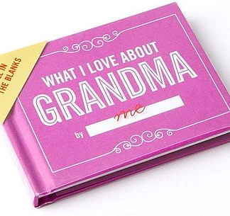 What I Love About Grandma Fill-In Book