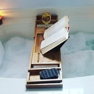 Wooden Luxury Bathtub Caddy