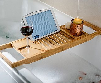 Bamboo Bathtub Caddy Tray