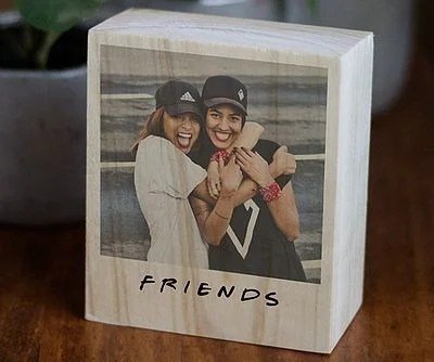 F*R*I*E*N*D*S Style Wood Block Picture