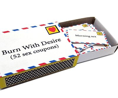 Burn With Desire: 52 Sex Coupons