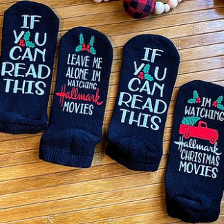I’m Watching Hallmark Movies Socks