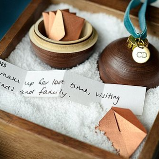 Personalized Mini Message Christmas Ornament