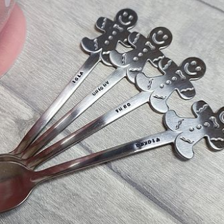 Personalized Gingerbread Man Teaspoons