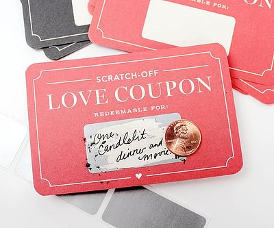 DIY Scratch Off Love Coupons