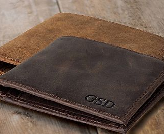 Leather Engraved Wallet
