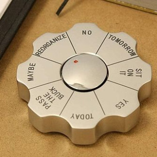 Spinning Decision Maker Paperweight