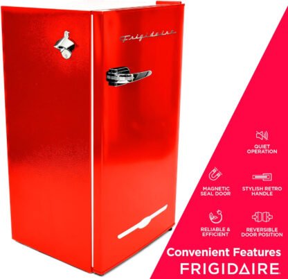 Retro Mini Beer Fridge - Image 4