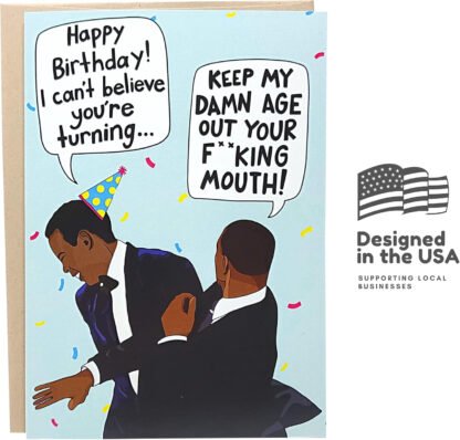 Will Smith Slap Birthday Card - Image 3