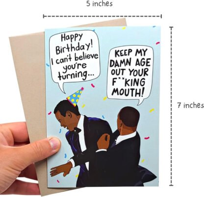 Will Smith Slap Birthday Card - Image 4