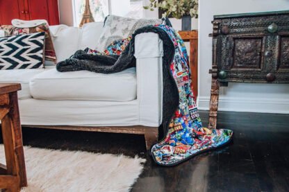 Oversized Fleece Marvel Comics Throw - Image 5