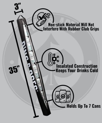 Insulated Beer Can Sleeve for Golf - Image 2