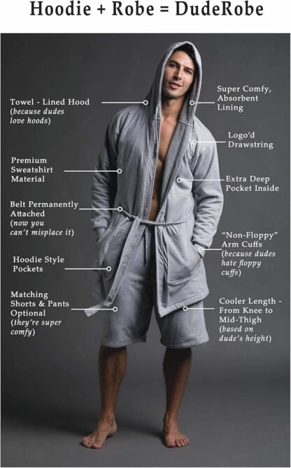 DudeRobe The Ultimate Men’s Bath Robe - Image 2