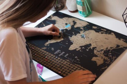 Scratch Off World Map Poster - Image 3