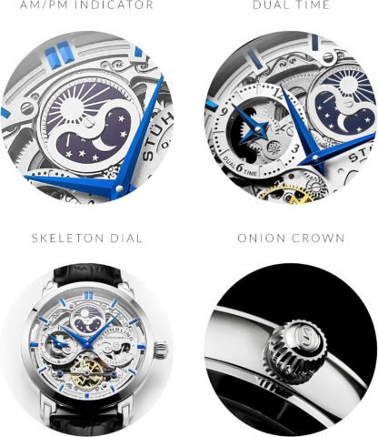 Stuhrling Original Automatic Skeleton Watch - Image 3