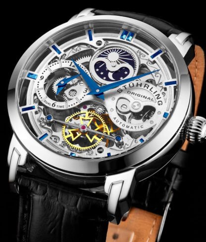 Stuhrling Original Automatic Skeleton Watch - Image 5