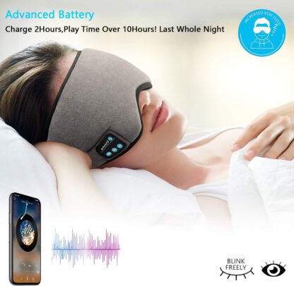 Bluetooth Sleeping Eye Mask Headphones - Image 2