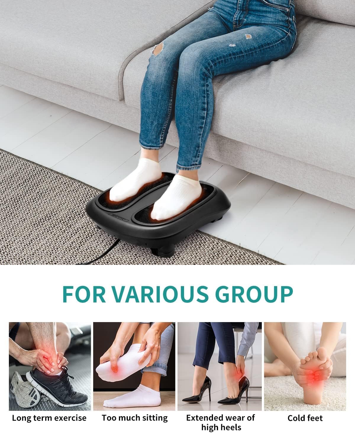 Shiatsu Heated Foot Massager - Image 7