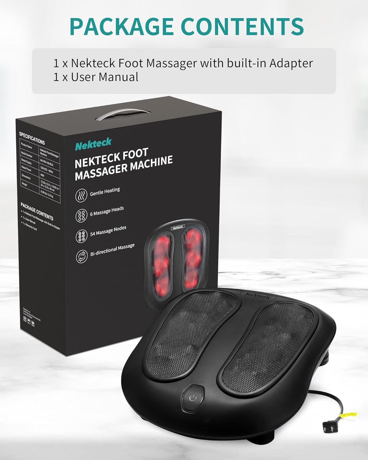 Shiatsu Heated Foot Massager - Image 9