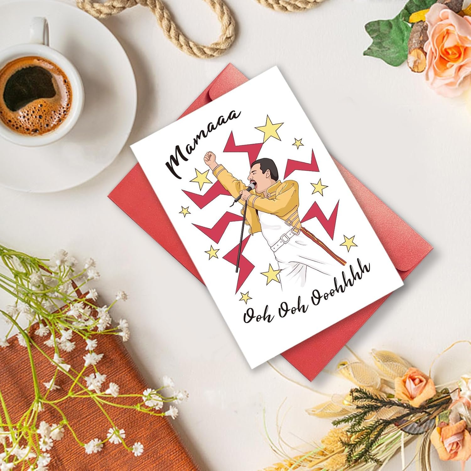 Freddie Mercury Mama Ooh Ooh Card - Image 3