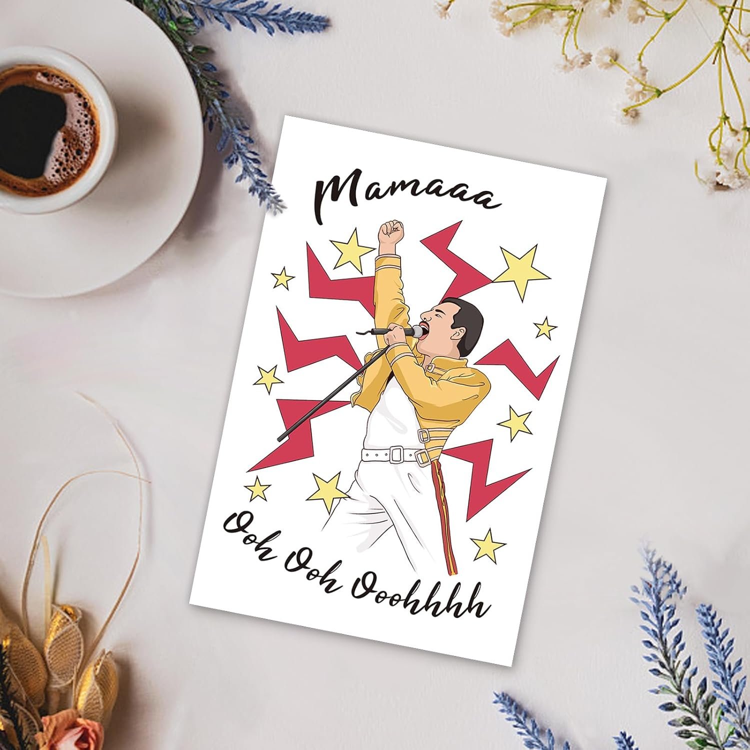 Freddie Mercury Mama Ooh Ooh Card - Image 4