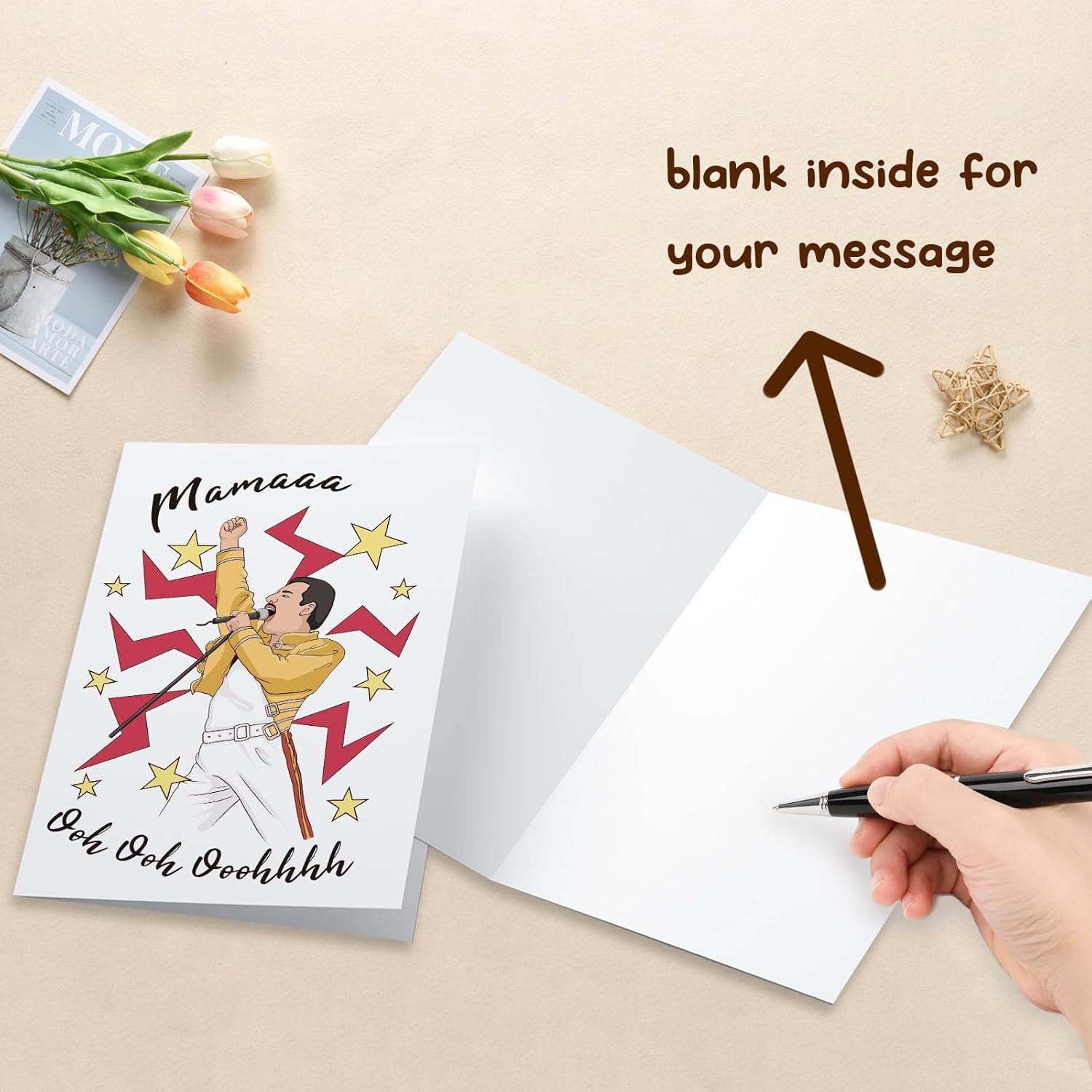 Freddie Mercury Mama Ooh Ooh Card - Image 5