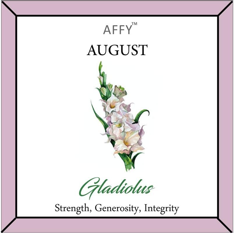 Birth Flower Disc Necklace - Image 2