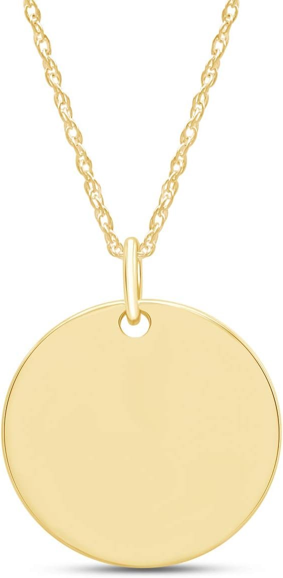 Birth Flower Disc Necklace - Image 4