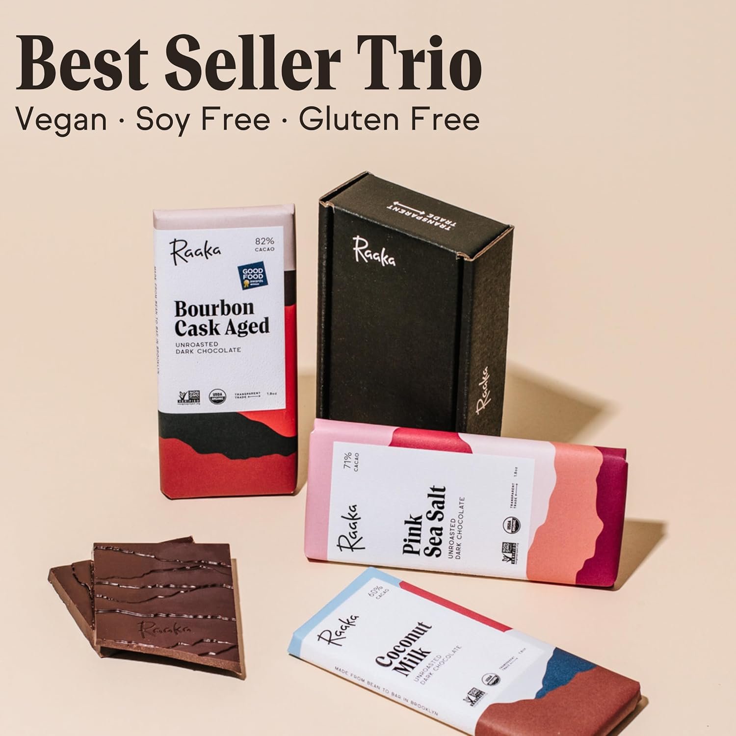Raaka Gourmet Chocolate Trio - Image 2