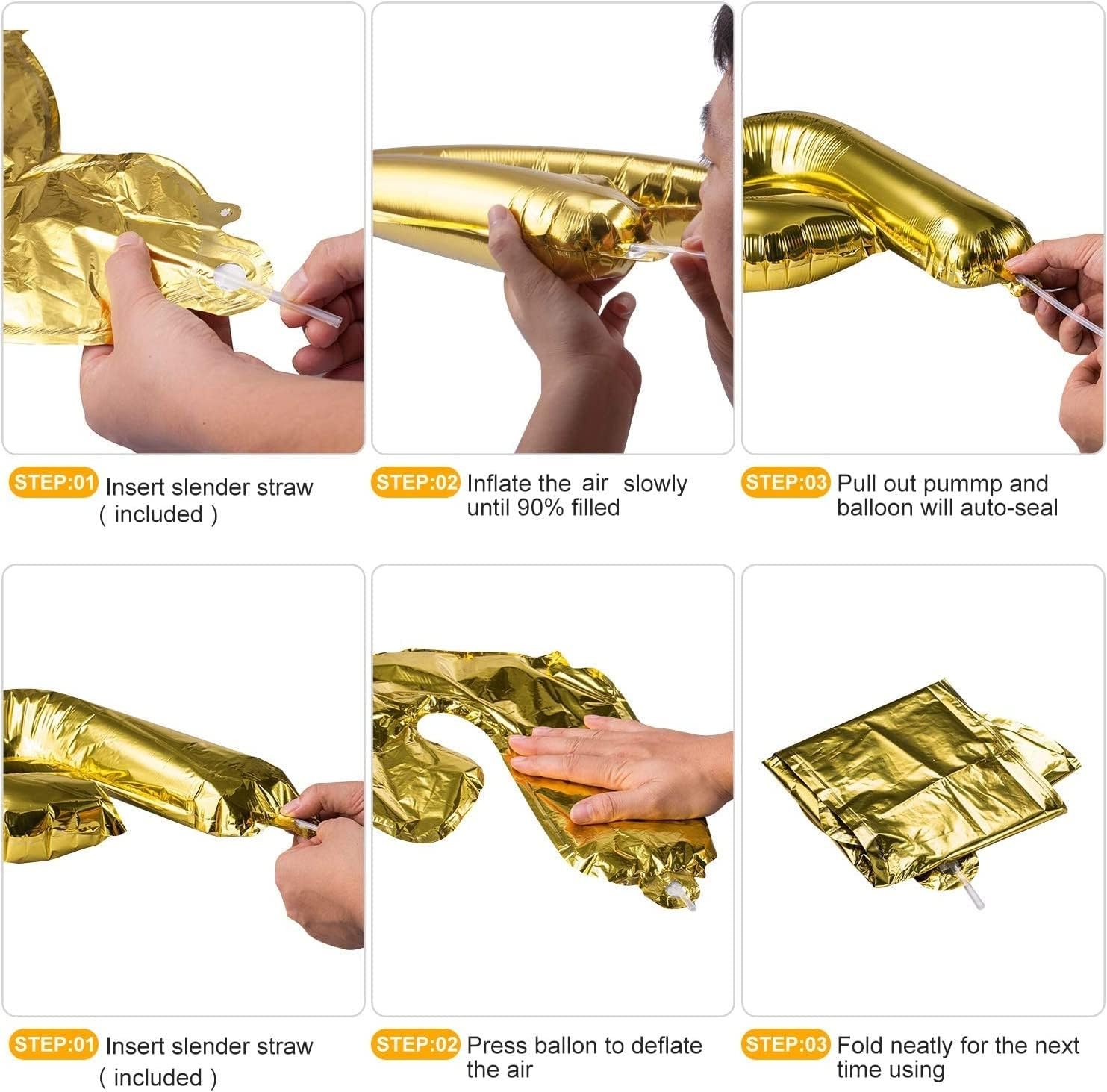 Happy Birthday Floral Confetti Balloon Set - Image 6