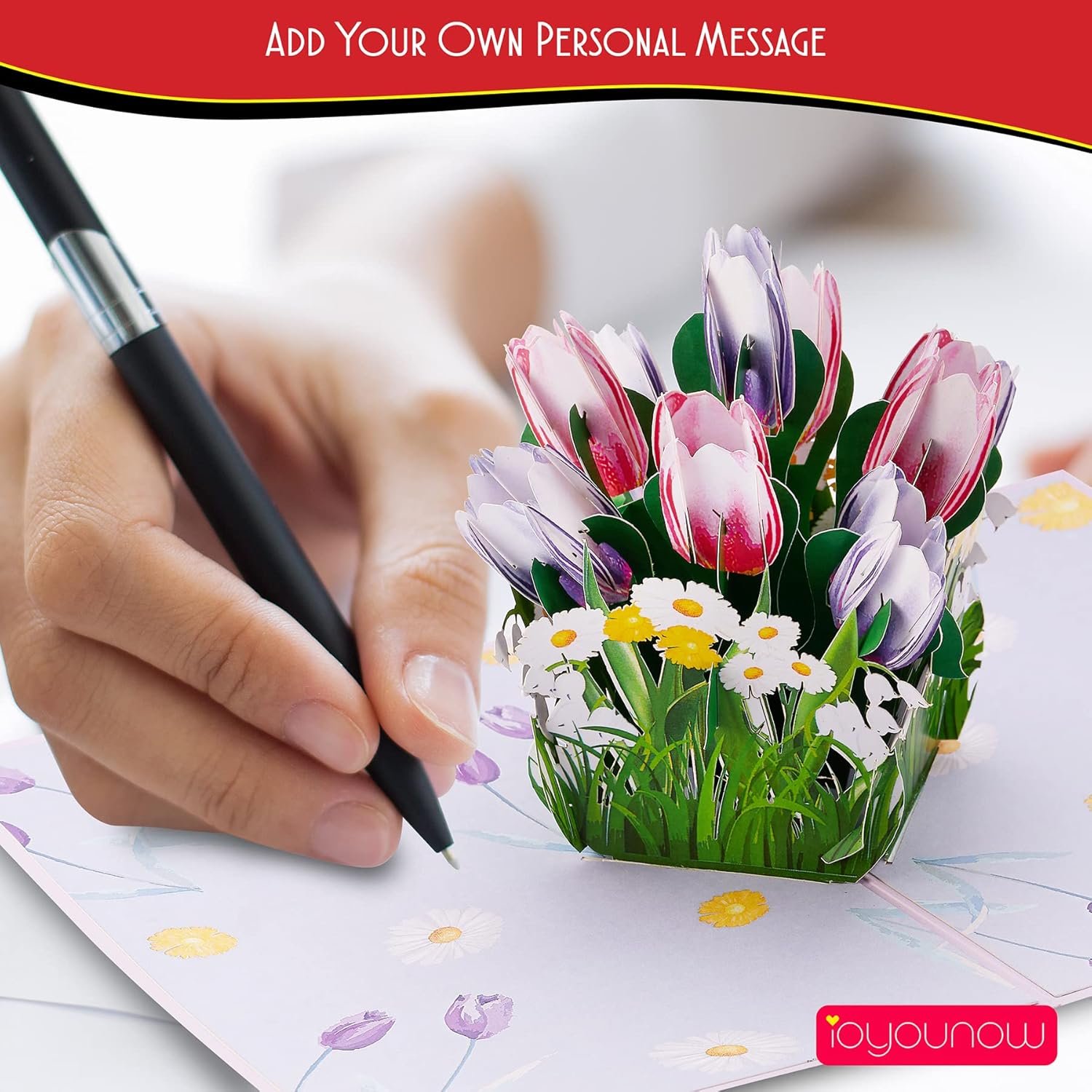 3D Popup Bouquet Birthday Card - Image 6