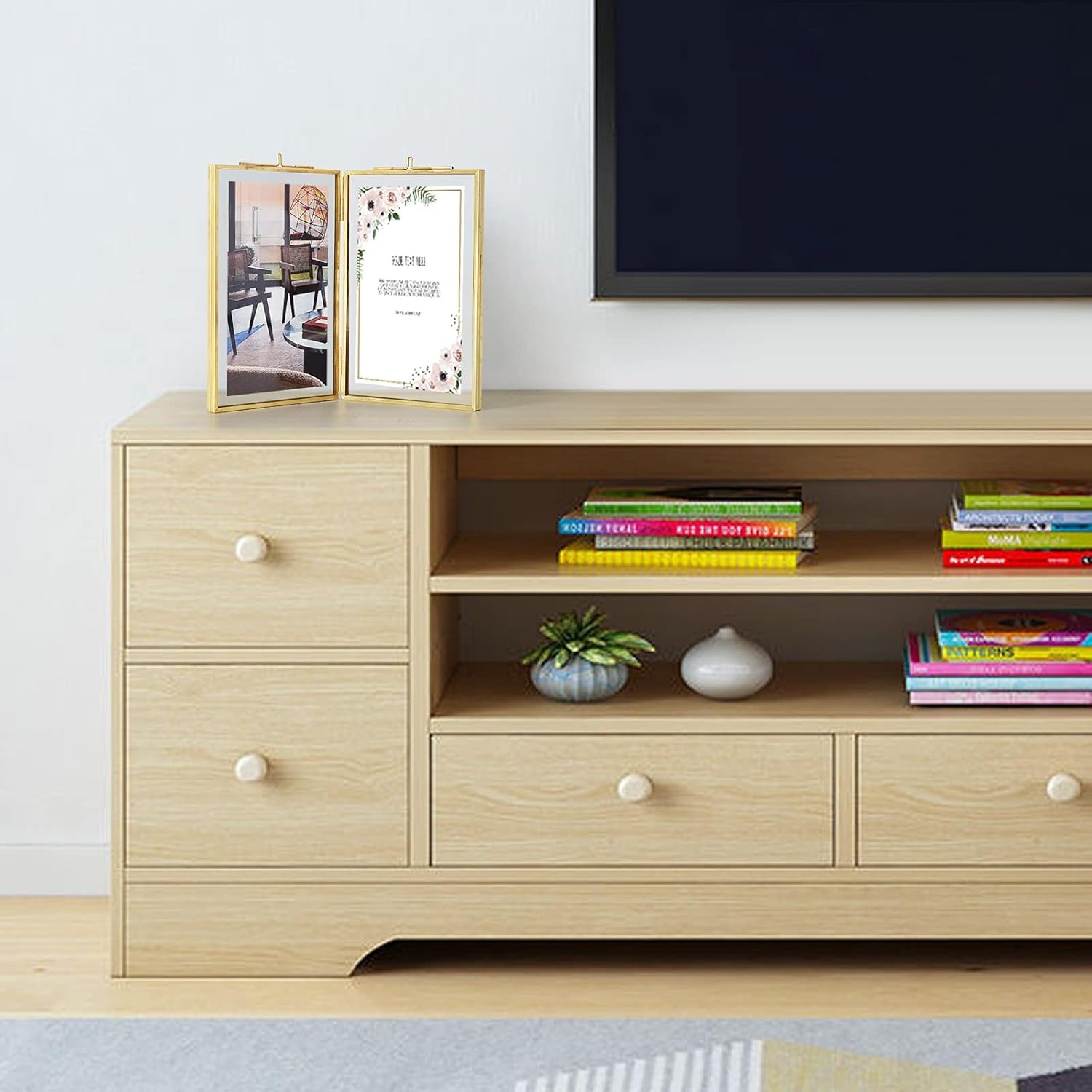 Glass and Metal Photo Frame - Image 4