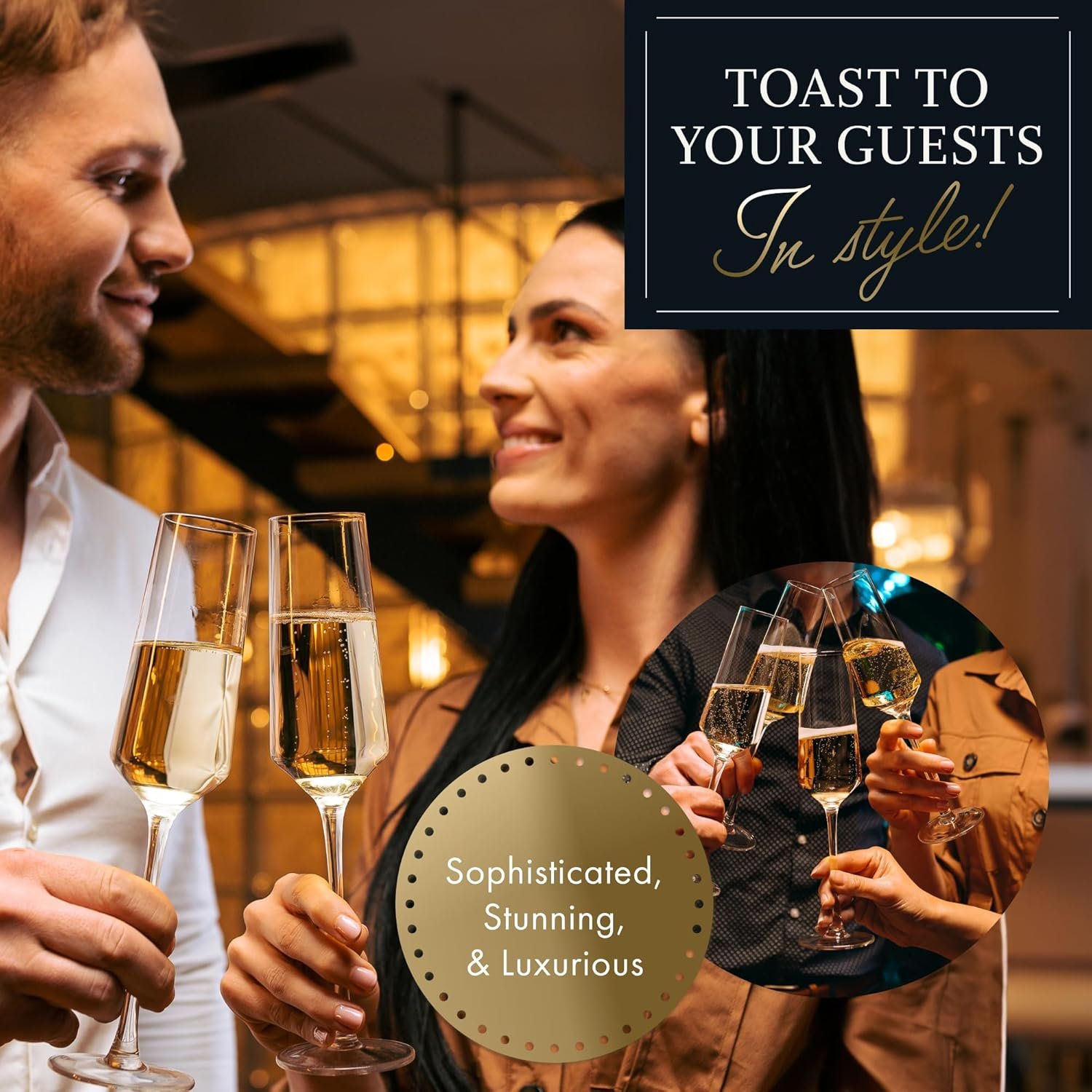 Luxury Champagne Flutes - Image 7