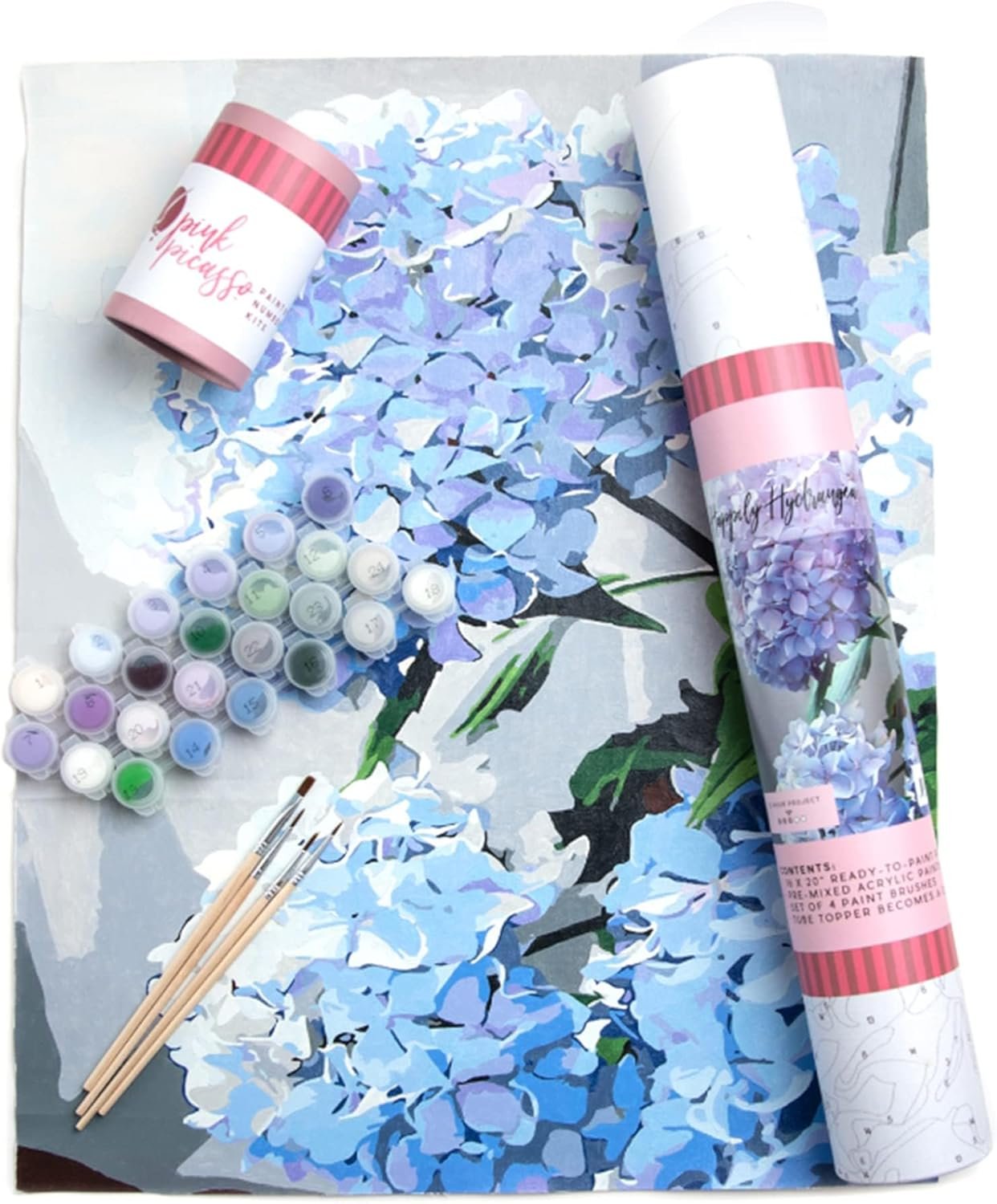Flower Paint By Numbers Kit