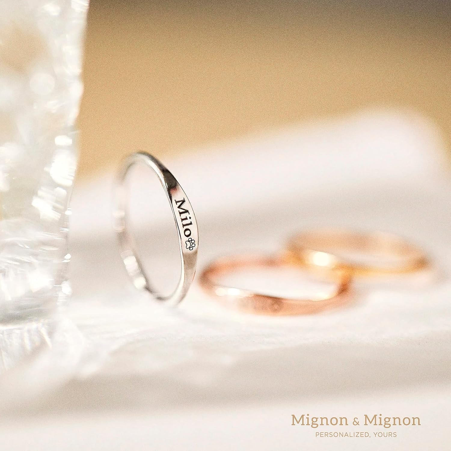 Personalized Skinny Stacking Rings - Image 4