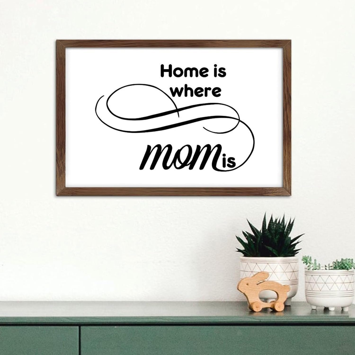 Personalized Home is Where Your Mom Is Sign