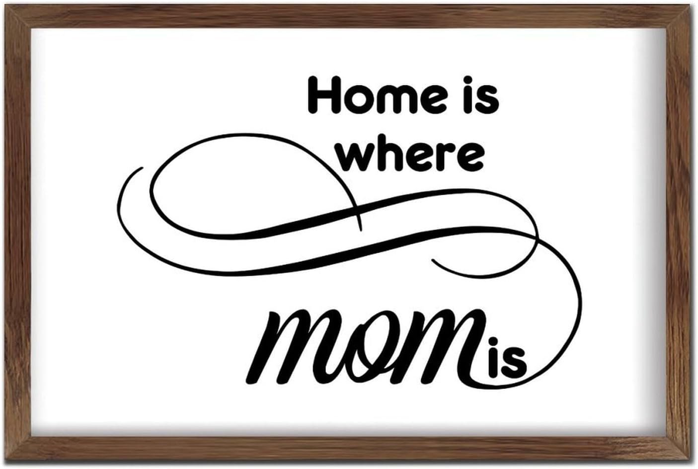Personalized Home is Where Your Mom Is Sign - Image 2