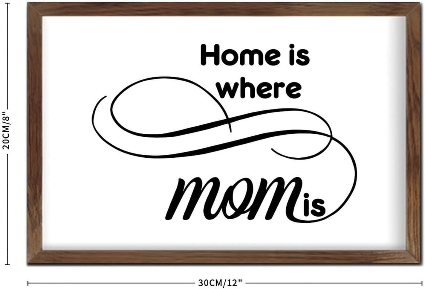 Personalized Home is Where Your Mom Is Sign - Image 3