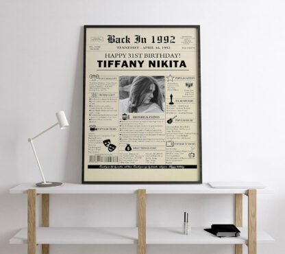 Custom Birthday Newspaper Print - Image 5