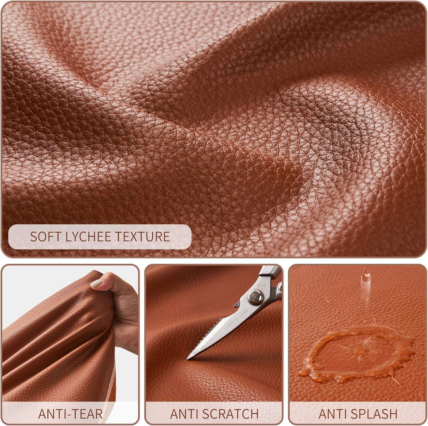 Personalized Oversize Leather Tote - Image 5