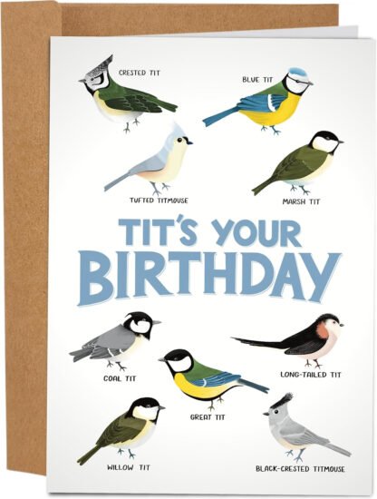 T*ts for Your Birthday Funny Bird-thday Card