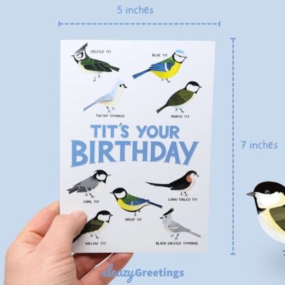 T*ts for Your Birthday Funny Bird-thday Card - Image 4