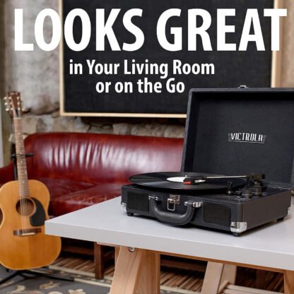Victrola Vintage Suitcase Record Player - Image 6