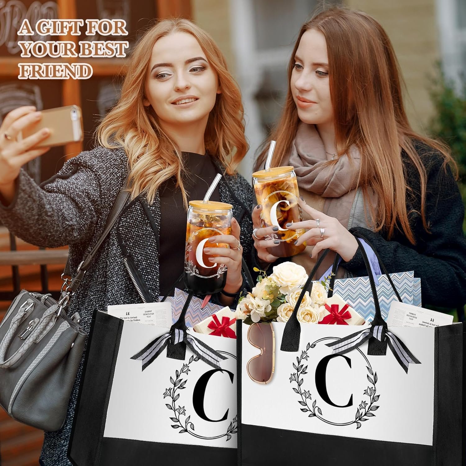 Personalized Fancy Tote Bag - Image 6