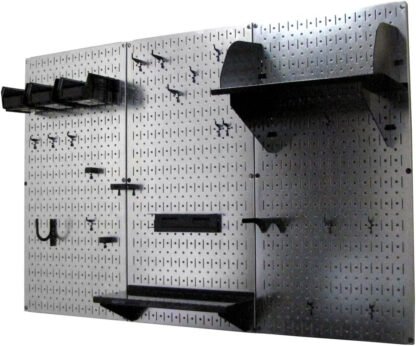 Metal Pegboard Garage Organizer Kit - Image 3