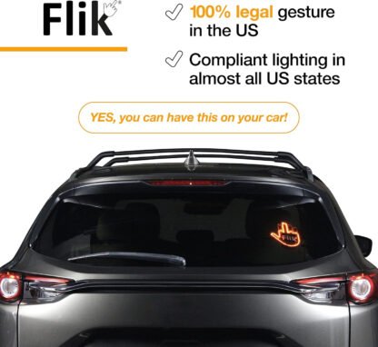 Middle Finger & Hand Wave Car Signal - Image 2